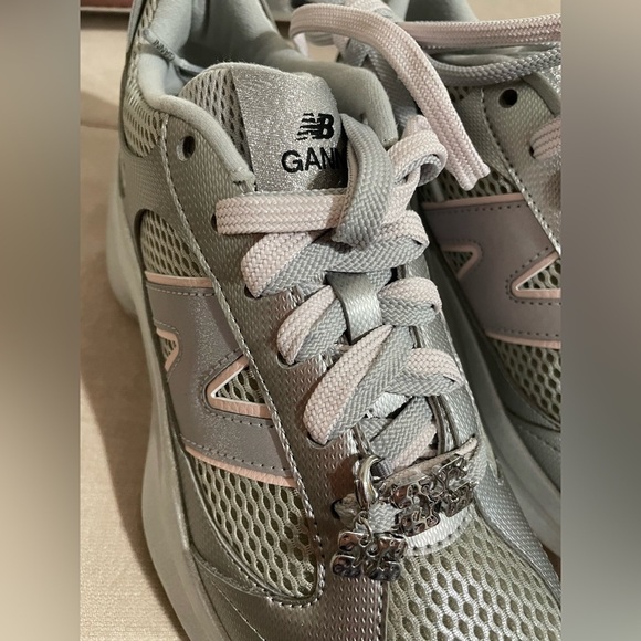 NEW GANNI x New Balance Silver and Pink WRPD Runner UNISEX main image 12